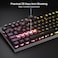Redragon K513 RGB Membrane Gaming Keyboard, Standard 104 Keys Linear Mechanical-Feel Keyboard With 5 Extra On-Board Macro G Keys, Dedicated Media Control, Solid Metal Top Case