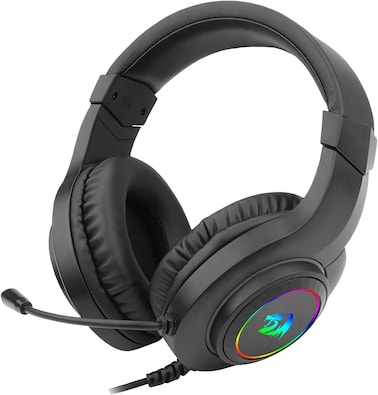 Redragon H260 RGB Gaming Headset With Microphone, Wired, Compatible With Xbox One, Nintendo Switch, PS4, PS5, PCs, Laptops And Nintendo Switch