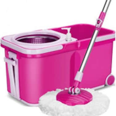 Split Bucket Mop with 2 Mop Heads