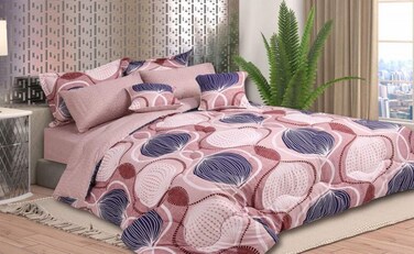 Comforter Set- Bed in a Bag 8 Pieces set All Season Bedding Sets with Comforter &amp; Luxurious Microfiber Fabric comforter set