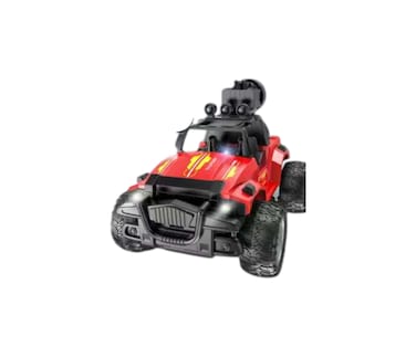 TOYSEA 1:16 RC Storm Off-Road Car with Spray and Light, 5 Function Remote Control Vehicle with USB Charger, Rechargeable RC Car for Kids, RC Cars, Assorted Colors