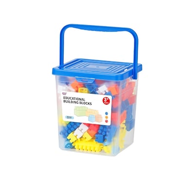 TOYSEA Cute "My First Blocks" Building Set, Large Size Educational Bricks in Zipper Bag, Kids' Early Learning Toy