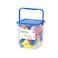 TOYSEA Cute "My First Blocks" Building Set, Large Size Educational Bricks in Zipper Bag, Kids' Early Learning Toy