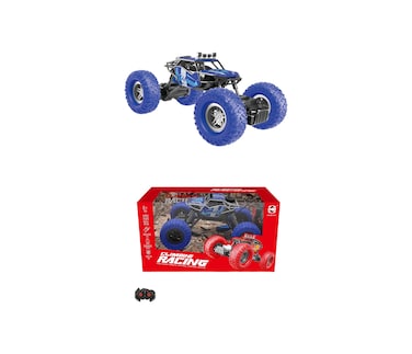 تويسي سيارة سباق على الطرق الوعرة مصنوعة من سبائك معدنية بمقياس 1:14 مع شاحن USB، مركبة تسلق عالية السرعة بأربع وظائف، سيارة سباق متينة بهيكل معدني للأطفال