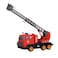 TOYSEA 1:24 Scale 4-Way RC Fire Truck with USB Charger, Remote Control Firefighting Truck Toy with Ladder, Rechargeable Battery, Realistic Design