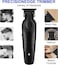 كيمي ماكينة حلاقة شعر سوداء للرجال لاسلكية لقص الشعر احترافية قابلة لاعادة الشحن عبر منفذ USB km-2299