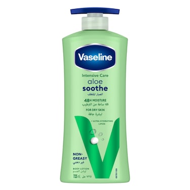 VASELINE Intensive Care Body Lotion, Aloe Soothe, 725ml