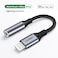 Ugreen Lightning Connector Jack 3.0 Cable Aluminum Shell Braided 10cm - Black