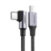 يوجرين سلك شاحن بزاوية 90 درجة من USB-C الى USB-C بطول 1 م وبقوة 60 واط - أسود