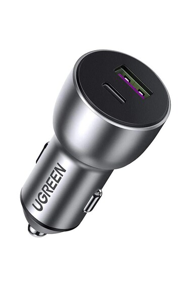 Ugreen 52.5W Car Charger Alu Case - Space Grey