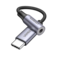 سلك صوت يوجرين من USB-C الى AUX بتقنية DAC مظفر - رمادي
