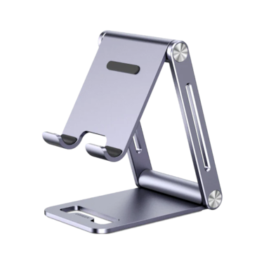 Ugreen Phone Adjustable Aluminum Holder With Roller - Gray