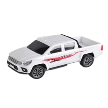 TOYSEA 1:16 Scale Strong RC Pickup Truck for Kids, 4-Function Remote Control Car with Bright Headlights, Durable Realistic Off-Road Adventure Vehicle, Battery-Operated RC Toy, Assorted Colors
