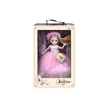 مجموعة دمى لطيفة وجميلة مقاس 12 بوصة مع صندوق خزانة ملابس، دمية عصرية جميلة مع فساتين وإكسسوارات ملونة، لعبة لعب ممتعة ومبتكرة، هدية مثالية للفتيات والأطفال