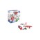 TOYSEA Battery-Operated Airplane with Light, Sound, and Automatic Movement, Realistic Aircraft Toy with Music and Flashing Lights, Educational and Fun for Kids, Assorted Colors
