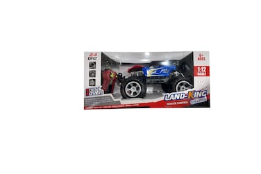 تويسي سيارة لاند كينج 1:12 للطرق الوعرة، تعمل بجهاز تحكم عن بُعد بتردد 2.4 جيجاهرتز، شاحنة وحش بأربع وظائف، شحن USB، تصميم متين، سيارة لعبة مغامرات للأطفال