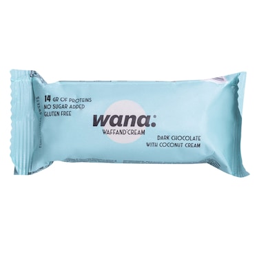 وانا ويفر بروتين بالشوكولاتة الداكنة مع كريمة جوز الهند 43 جرام