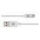 Promate Micro USB Cable, High-Speed 1.8A USB A Male to Micro USB Sync Charging Cable with 1.2m Anti-Tangle Cord and Over-Charging Protection for Smartphones, Tablets, MicroCord-1 White