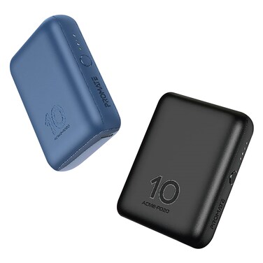 Promate ACME-PD20 USB-C Mini Ultra-Compact Power Bank 10000mAh Blue