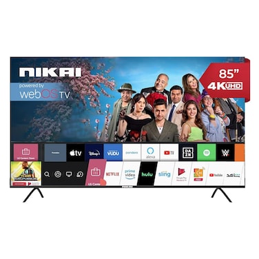Nikai NIK85MEU4STN 1.5 RAM 8GB ROM Ultra HD Smart TV 85 Inch Black