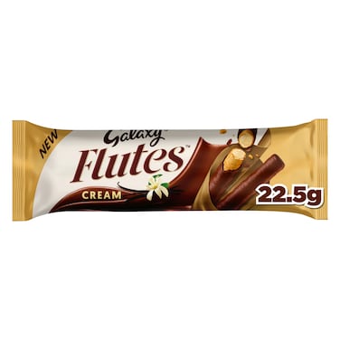 Galaxy Flutes Cream Chocolate, 2 Fingers, 22.5g