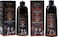 Fast Hair Dye Shampoo with Argan Oil Dark Brown with Natural Black 420ml 2pcs