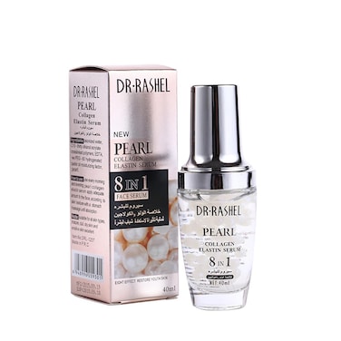 Pearl Collagen Elastin Facial Serum Silver/White 40ml