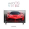 شاشة اسمارت كي ام سي 55 بوصة بنظام ويب اوس مع ريسيفر داخلي 4 كيه