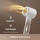 Dreame Hair Glory Hair Dryer, Quick-Drying, 110,000 RPM High-Speed Motor, 70m/s Airflow Speed, Powerful Negative Ions Technology, Lightweight, Temperature And Airspeed Control, AHD6A-WH, White
