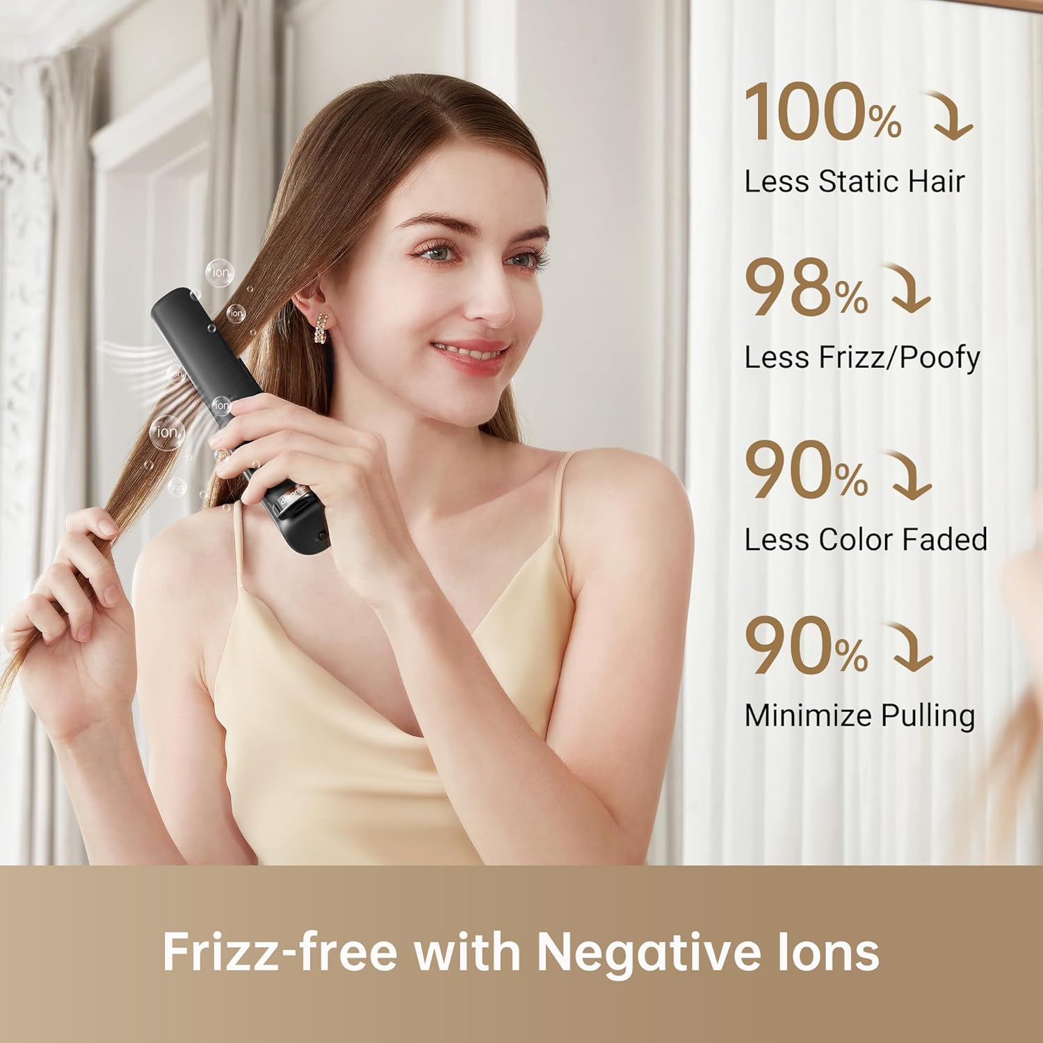 mini cordless hair straightener