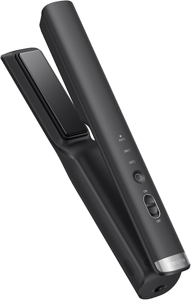 Dreame Hair Straightener, Portable Cordless Hair Straightener And Curler 2 In 1, Negative Ions, Uniform Heat Distribution, Fast Heating Flat Iron Rechargeable, Mini For Travel