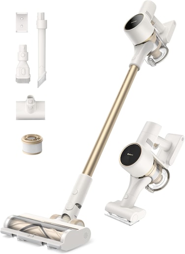 دريم مكنسة كهربائية لاسلكية R10، ابيض