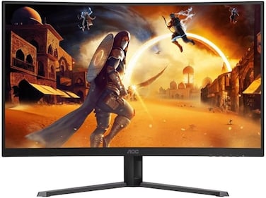 AOC CQ32G4E 32&quot; Fast VA Curved (1500R) Gaming Monitor, QHD 2560&times;1440,180Hz,0.5ms(MPRT), HDR10, HDMI 2.0 x1, DisplayPort 1.4 x 1, Adaptive Sync, Adjustable Stand.
