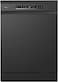 Hisense Dishwasher Machine 16 PCS 8 Program 3 Level Auto Open, Self Clean Filter, Matte Black