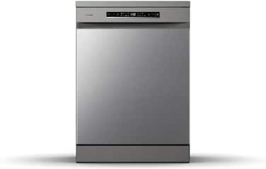 Hisense Dishwasher Machine 8 Programs 3 Baskets 16 Places, Self Cleaning, Extra Drying, Premium Steel
