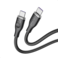 سلك شاحن فولتمي سلسلة موس من USB-C إلى USB-C بطول 1 م وبقوة 100 واط - أسود