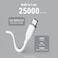 سلك شاحن فولتمي سلسلة موس من USB-C إلى USB-C بطول 1 م وبقوة 60 واط - أبيض