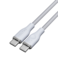 سلك شاحن فولتمي سلسلة روج مظفر من USB-C إلى USB-C بطول 1 م وبقوة 60 واط - رمادي