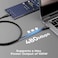 سلك شاحن فولتمي سلسلة روج مظفر من USB-C إلى USB-C بطول 1 م وبقوة 100 واط - أسود
