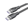 سلك شاحن فولتمي سلسلة روج مظفر من USB-C إلى USB-C بطول 1 م وبقوة 100 واط - أسود