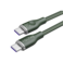 سلك شاحن فولتمي سلسلة روج مظفر من USB-C إلى USB-C بطول 1 م وبقوة 100 واط - أخضر