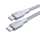 سلك شاحن فولتمي سلسلة روج مظفر من USB-C إلى USB-C بطول 1 م وبقوة 100 واط - رمادي