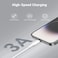 سلك شاحن فولتمي سلسلة موس من USB-C إلى آيفون بطول 1.2 م وبقوة 30 واط - أبيض