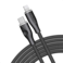 سلك شاحن فولتمي سلسلة روج مظفر من USB-C إلى آيفون بطول 2 م وبقوة 30 واط - أسود