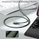 سلك شاحن فولتمي سلسلة روج مظفر من USB-C إلى آيفون بطول 2 م وبقوة 30 واط - أخضر