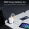 Voltme Wall Charger Revo 2-USB-C and USB 100W - White