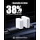 Voltme Wall Charger Revo 2-USB-C and USB 100W - White
