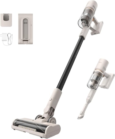 Dreametech U10 Cordless Vacuum Cleaner, 19000Pa (100Aw) Powerful Suction, 5 Layer 99.9% Filtration, 180&deg; Rotating Brush Head With LED Light For Hard Floors, Rugs &amp; Pet Hair