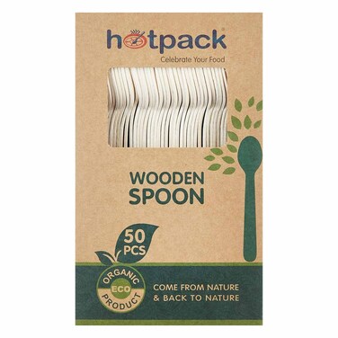 Hotpack Wooden Spoon 50p