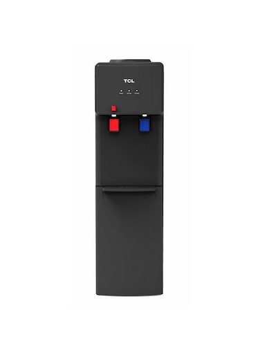 موزع مياه ساخن وبارد مثبت على الأرض مع تحميل علوي، أسود، 95.1 × 27.2 × 33 سم، TY-LYR101، أسود